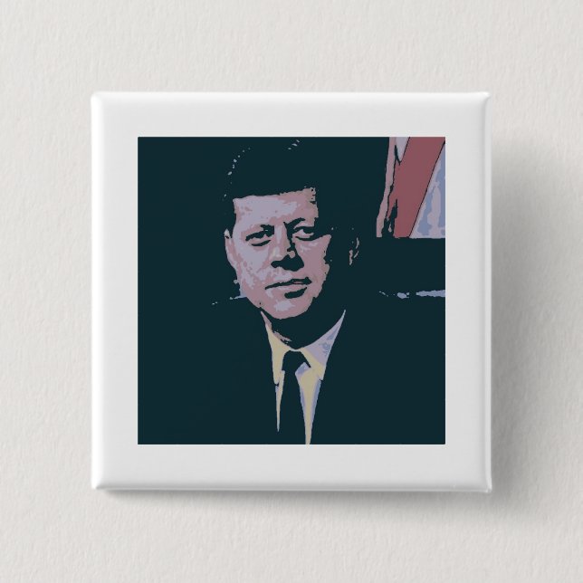 John F. Kennedy Pinback Button (Front)