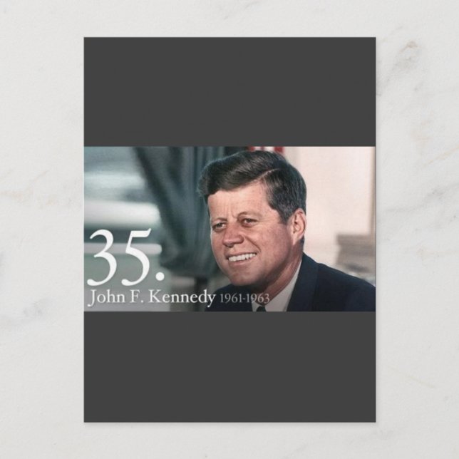 John F. Kennedy Postcard (Front)