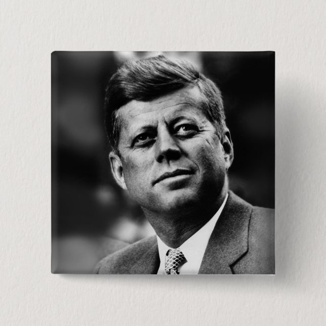John F Kennedy President Button (Front)