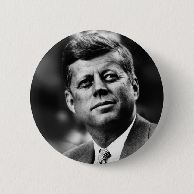 John F Kennedy President Button (Front)