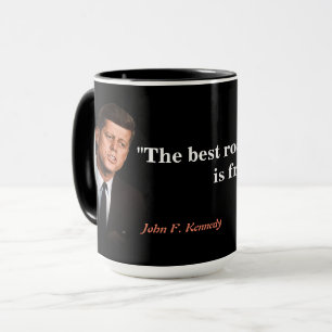 John F. Kennedy Quote On Freedom Mug