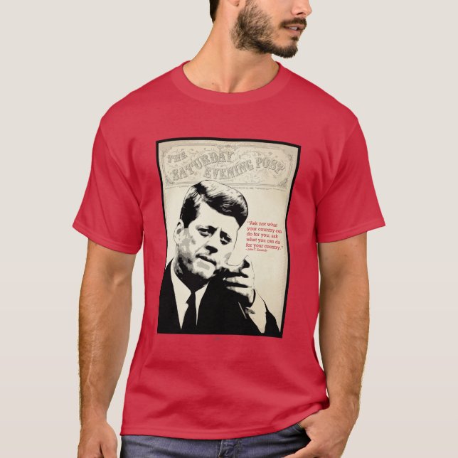 John F. Kennedy Quote T-Shirt (Front)