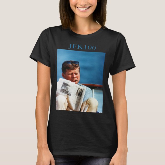 John F Kennedy Vintage JFK 100 T-Shirt (Front)