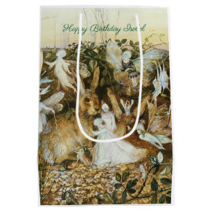 John Fitzgerald Fantasy Fine Art Fairy Medium Gift Bag