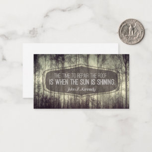 John Fitzgerald Kennedy Inspirational Quote Repair Note Card