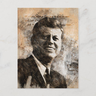 John Fitzgerald Kennedy Postcard
