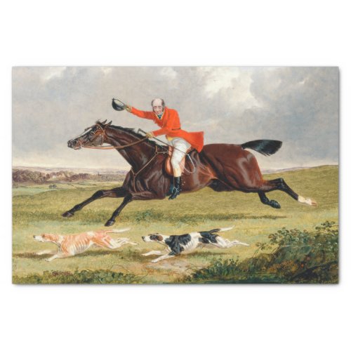 John Frederick Herring  Foxhunting Encouraging Tissue Paper