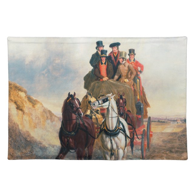 John Frederick Herring | Royal Mail Coach Cloth Placemat (Front)