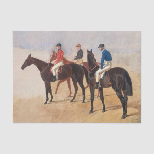John Frederick Herring Snr | Steeplechase cracks: Tissue Paper (Front)