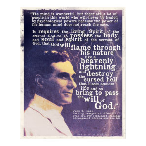 John G Lake quote poster