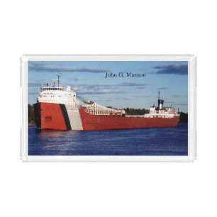 John G. Munson acrylic tray