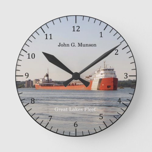 John G Munson clock