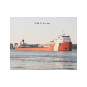 John G Munson metallic wall art