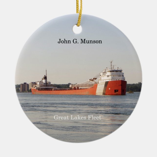 John G Munson ornament (Front)