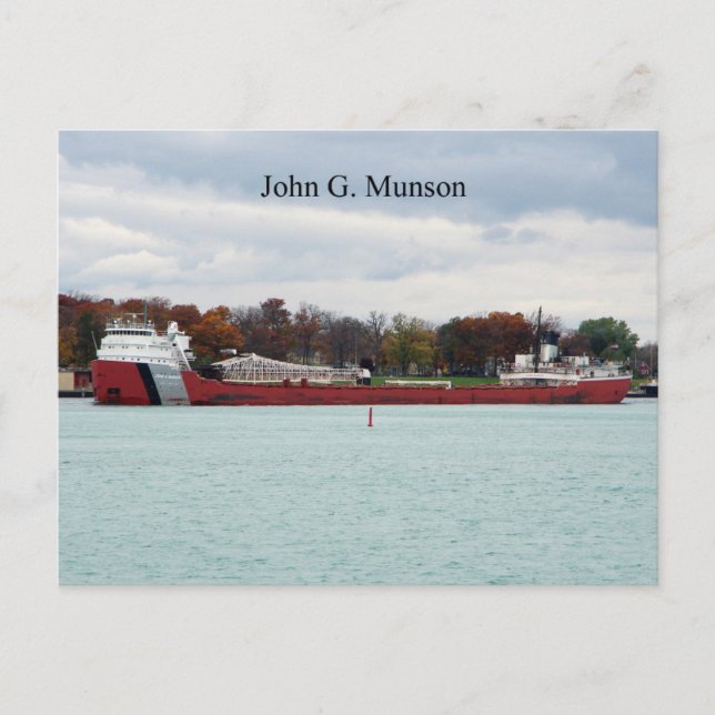 John G. Munson Port Huron postcard (Front)