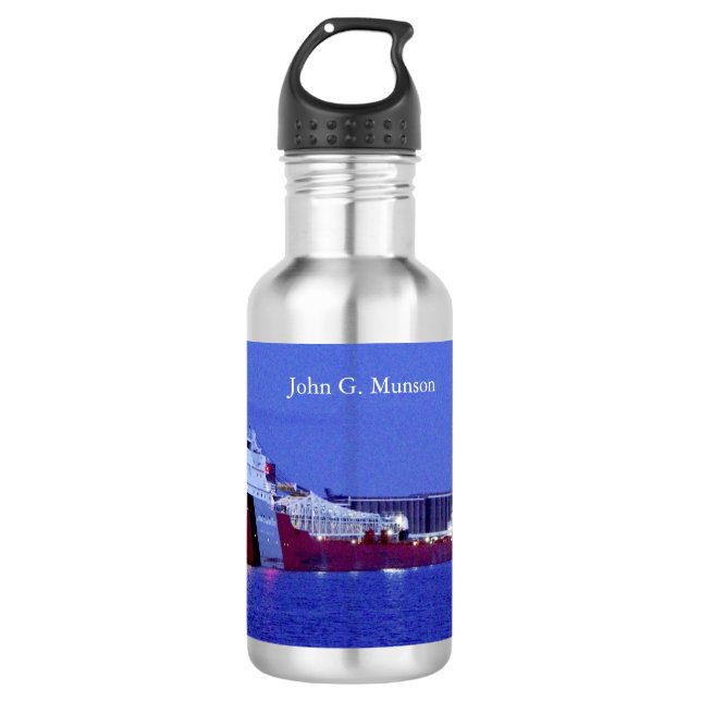 John G. Munson water bottle (Front)
