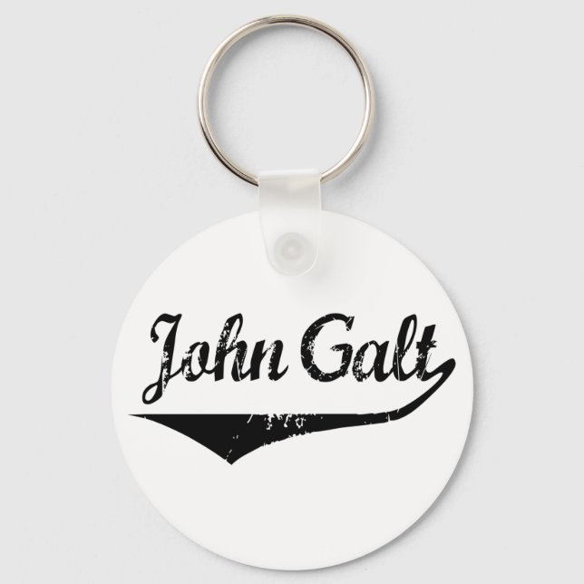 John Galt Keychain (Front)