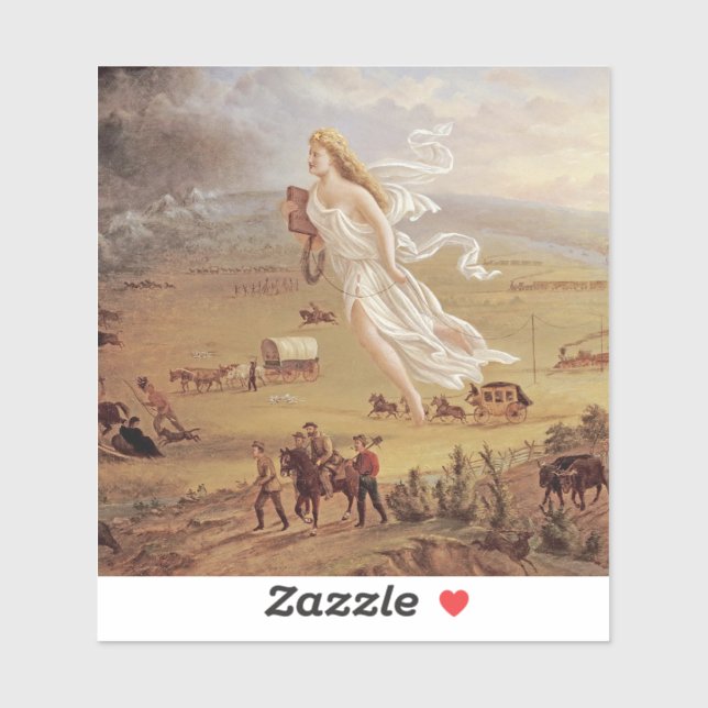 John Gast - American Progress Sticker (Sheet)