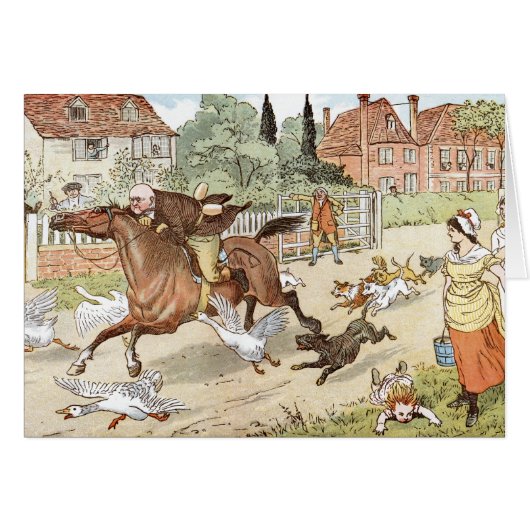 John Gilpin ridings though the village Cards (Front Horizontal)