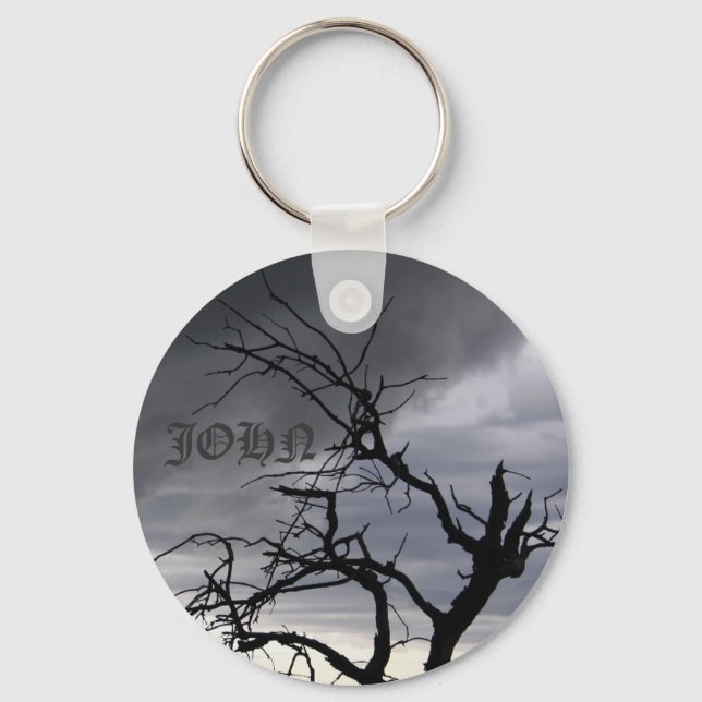 John - Guadalupe Tree Keychain (Front)