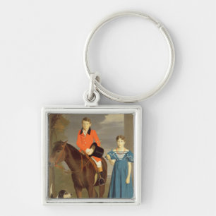 John Gubbins Newton and his Sister Mary, 1832-33 ( Keychain