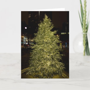 John Hancock Building Christmas Tree Holiday Card