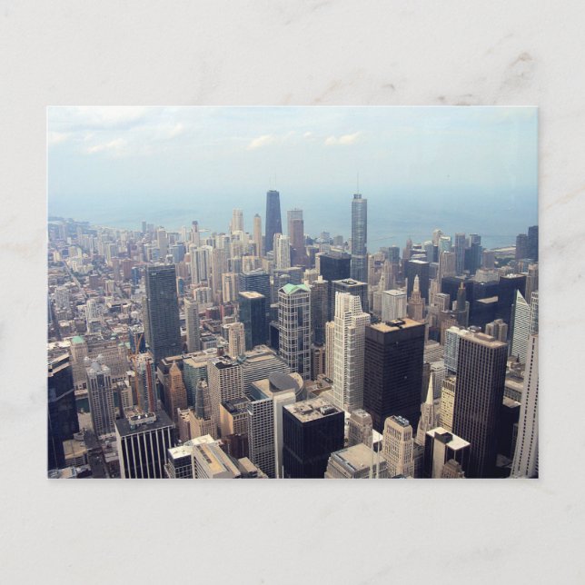 John Hancock Center And Trump Tower, Chicago Postcard (Front)