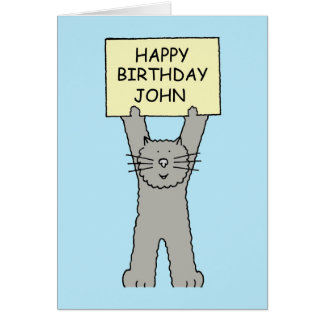 Happy Birthday John Greeting Cards | Zazzle