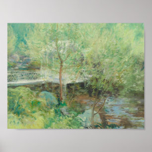John Henry Twachtman - The White Bridge Poster