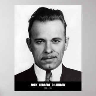 John Herbert Dillinger Poster