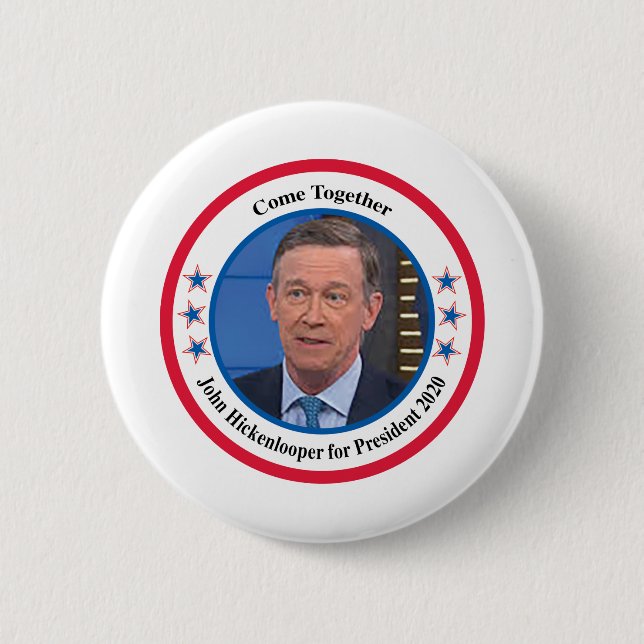 John Hickenlooper Button (Front)