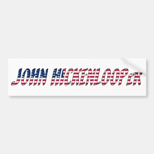 John Hickenlooper Presidential Candidate 2020 Bumper Sticker