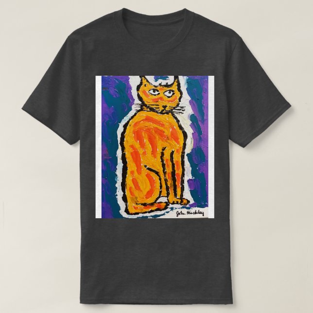 John Hinckley original cat painting Phone Case T-Shirt (Design Front)