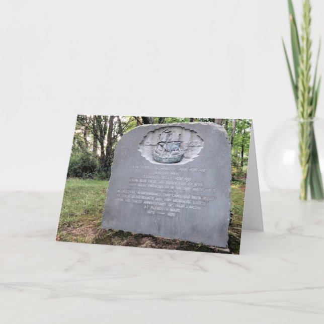 John Howland homestead Card (Front)