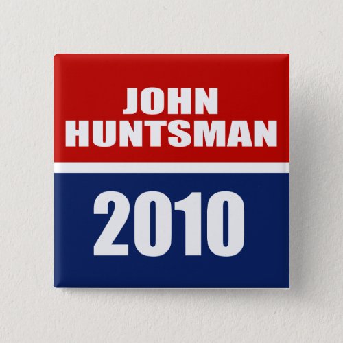 JOHN HUNTSMAN FOR GOVERNOR PINBACK BUTTON