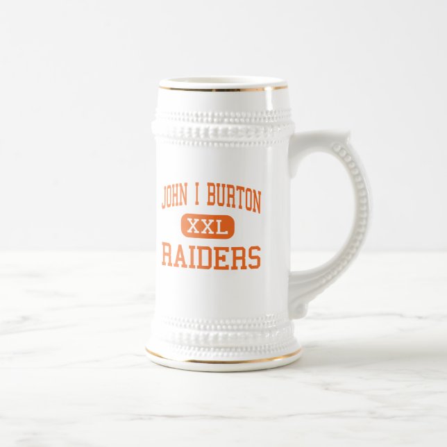 John I Burton - Raiders - High - Norton Virginia Beer Stein (Right)