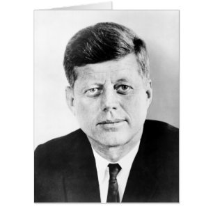 John Jack Kennedy US Presidential White House Card
