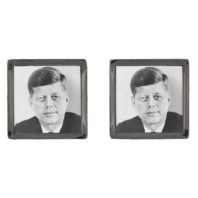 John Jack Kennedy US Presidential White House Cufflinks (Front)