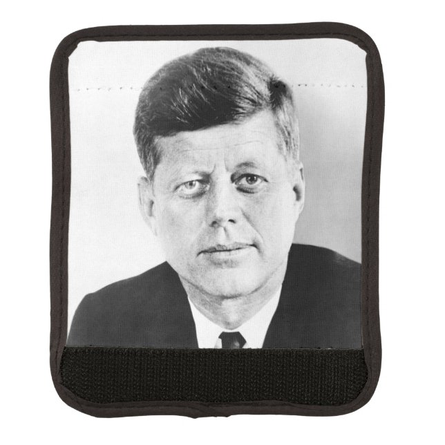 John Jack Kennedy US Presidential White House Luggage Handle Wrap (Front)