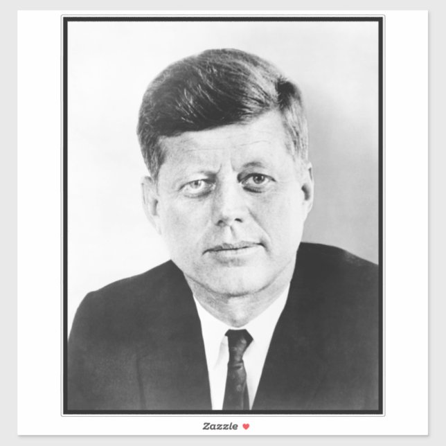 John Jack Kennedy US Presidential White House Sticker (Sheet)