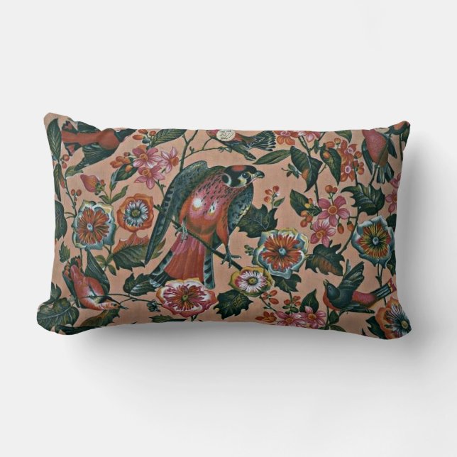 John James Audubon "Birds of America" Lumbar Pillow (Front)