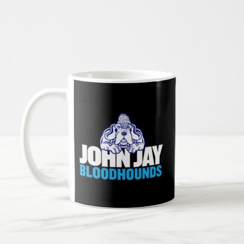 John Jay Bloodhounds Left Mascot Officially Licens Coffee Mug