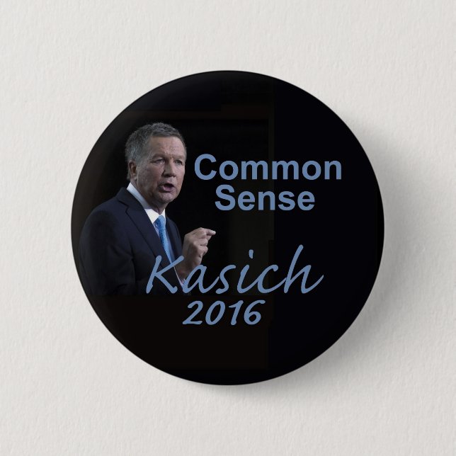 John KASICH 2016 Button (Front)