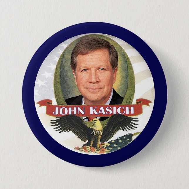 John Kasich 2016 Button (Front)