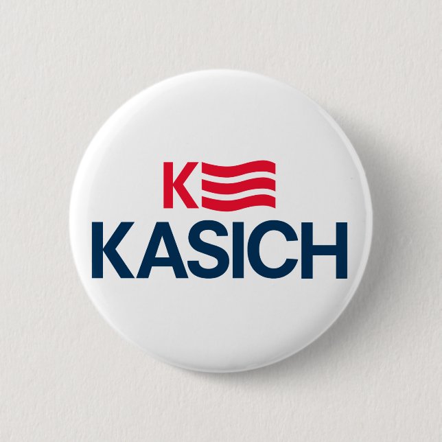 John Kasich 2016 Campaign Button - 2.25" Round (Front)