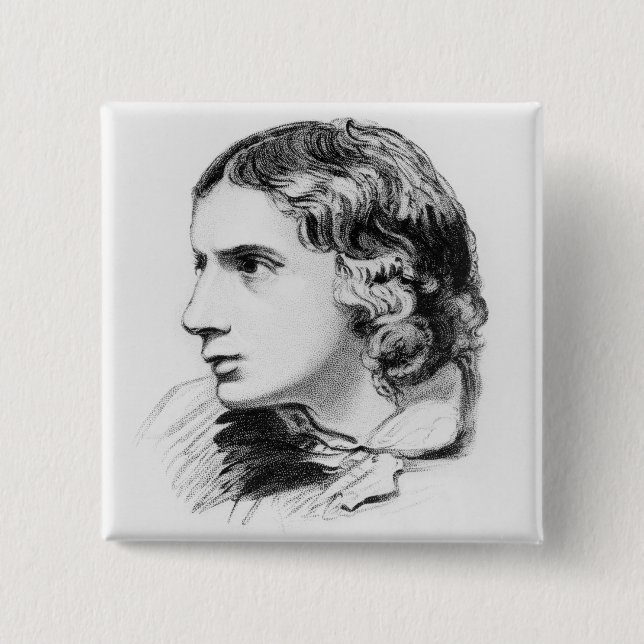 John Keats Pinback Button (Front)