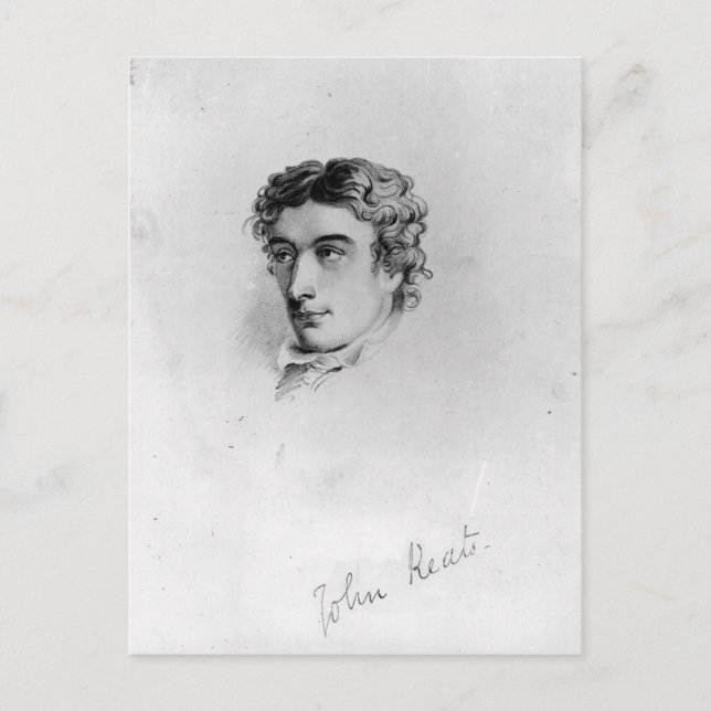 John Keats Postcard (Front)