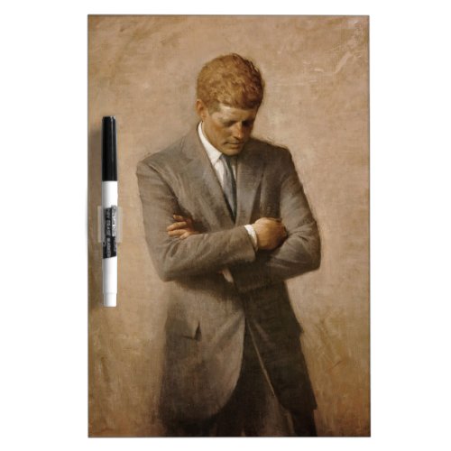 John Kennedy US Presidential White House Portrait  Dry Erase Board