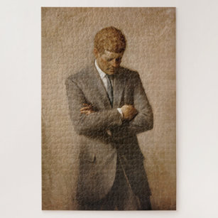 John Kennedy US Presidential White House Portrait  Jigsaw Puzzle