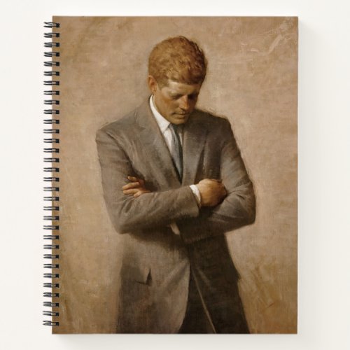 John Kennedy US Presidential White House Portrait  Notebook